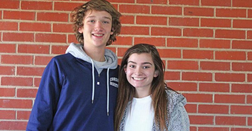 10th GRADE: JD Maddox and Cheyann Edison