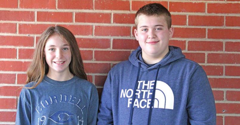 7th GRADE: Brenyn Ball and Samuel Lindsey