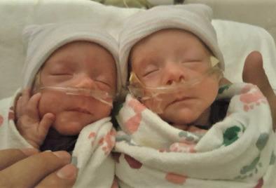 Preemie Twins Wyatt and Grady Griffin were saved through blood donations