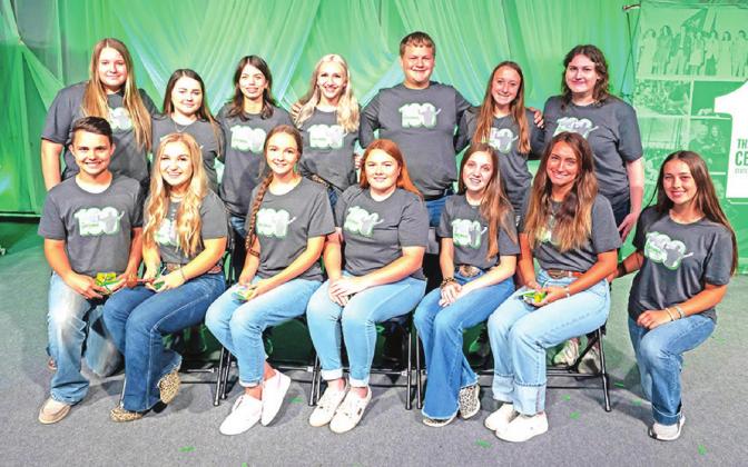 Brance Barnett, back row, 3rd from right, was announced as a West District Representative to the State 4-H Council at the 100th State 4-H Roundup July 30th CONTRIBUTED PHOTO