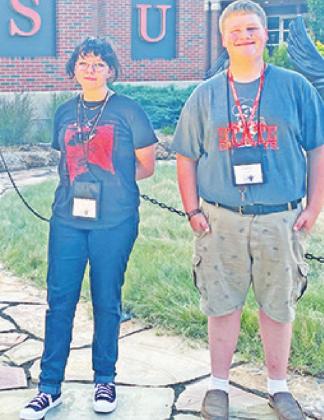 Teia Lund, Rocky, and Brance Barnett served as delegates to the State 4-H Roundup. CONTRIBUTED PHOTO