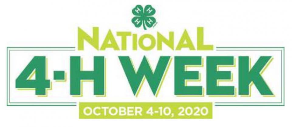Washita County Youth to Celebrate National 4-H Week: October 4-10