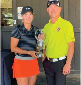 Megan Brown wins second at TOJR golf tourney. Photo courtesy of Amy Brown.