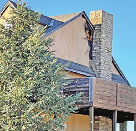 CORDELL HOME HEAVILY DAMAGED BY CHIMNEY FIRE