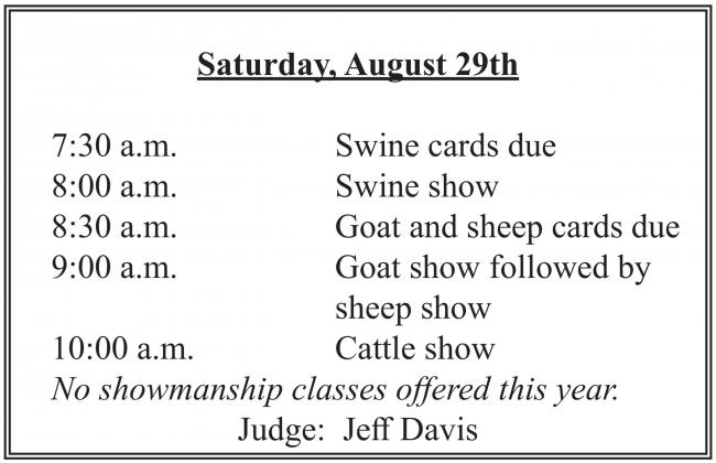 113th Washita County Free Fair