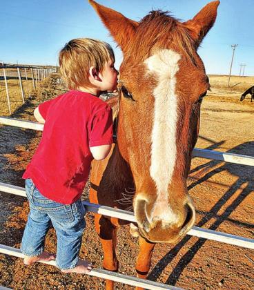 Jacob McCuistion and Daisy.