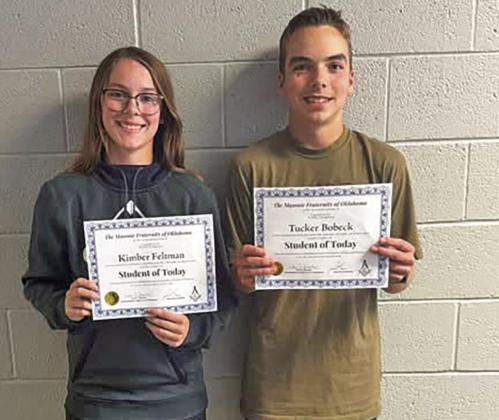 Cordell Masons honor outstanding students and educators