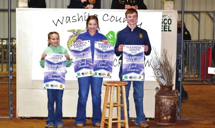 2020 Washita County Junior Livestock Show Winners