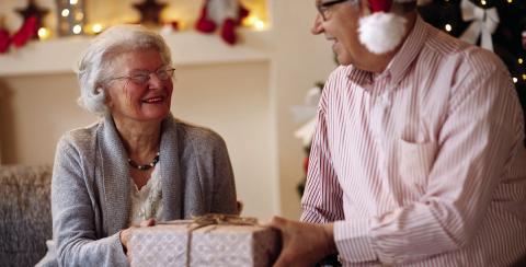LONG-TERM CARE RESIDENTS ENJOY WIDE VARIETY OF CHRISTMAS GIFTS, AND GIFT OF TIME IS MOST WANTED.