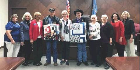 Washita County DAR Presents Quilts To Veterans
