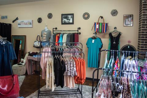A large selection of clothing is availabe at Hello Beautiful PHOTO BY HECTOR LUCAS