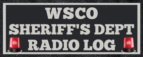 WSCO SHERIFF'S DEPT RADIO LOG