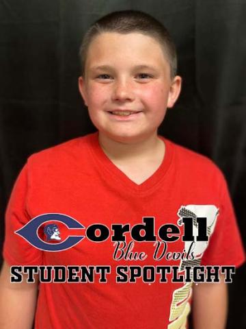Cordell Blue Devil Student Spotlight: Ayden Lange