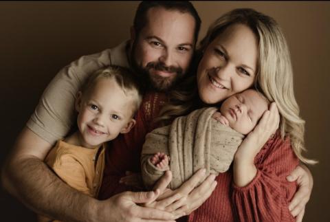 Whitney Misak and family