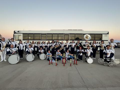 The Pride of Cordell Marching Band. Photos Courtesy of Aaron Edge