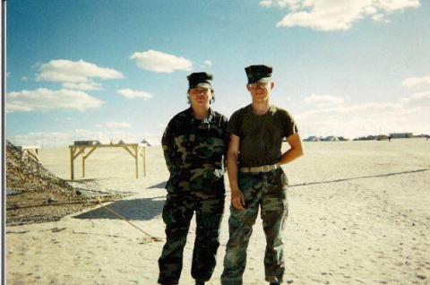 Sundae and Matt Schulte, circa 1994