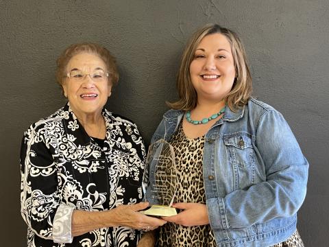 Zetta Penner, Person of the Year and Heather Flores, Beacon Editor
