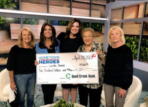 Left: Cindy Butler, Robin Marsh, Lacie Lowry, Zetta Penner and Brenda Penner 
