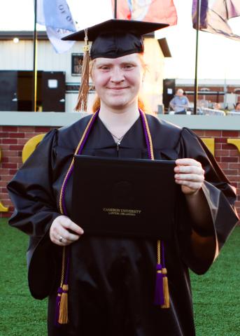 Catherine Jacobs graduation ceremony 