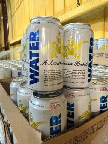 Cloud Chief Fire Department Receives Emergency Drinking Water Donation from Anheuser-Busch to Support Wildfire Response Efforts