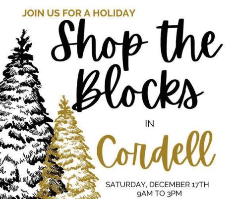 ‘Shop the Blocks in Cordell’ event set for Dec. 17th