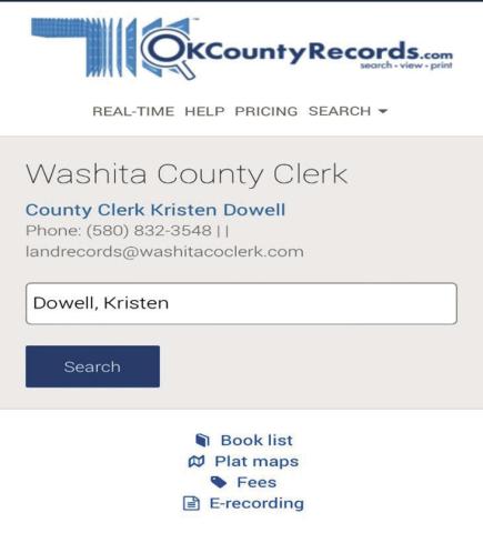 Property records monitoring system now provided by the Washita County Clerk’s office