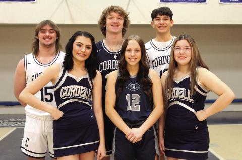 Basketball Homecoming Court. Photo by Amanda Odom