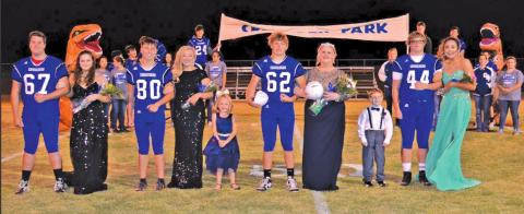Blake Brewer of Clinton, Kaysa Carpenter of Corn, River Lewis of Weatherford, Audra &amp; Scarlett Fowble of Thomas, King Andrew Koscheski of Clinton, Queen Kennedy Listak of Clinton, Liam Schmidt of Corn, Cooper Brittain of Elk City, and McKinsi Grube of Foss