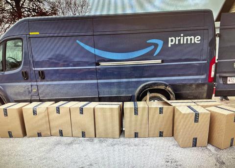 FAKE AMAZON VAN LEADS OK BUREAU OF NARCOTICS TO ILLEGAL MARIJUANA OPERATION IN MCCLAIN COUNTY