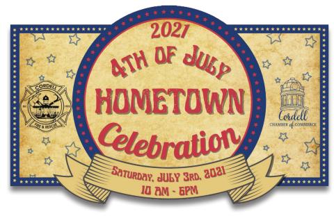 CORDELL’S FIRST EVER 4TH OF JULY HOMETOWN CELEBRATION