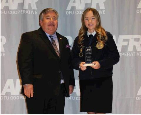 Dixon Places Third In AFR State Speech Contest