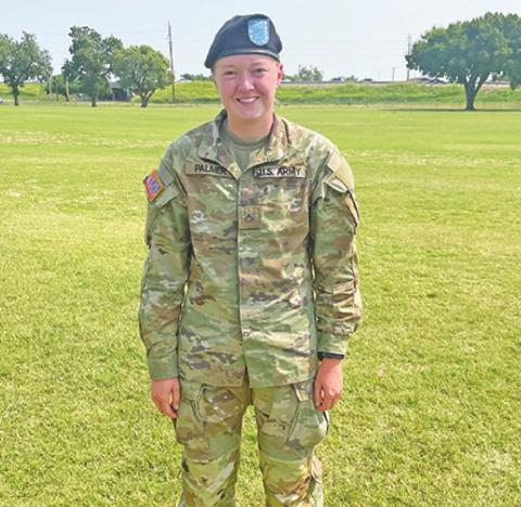 Cordell grad Andrea Palmer completes National Guard basic training with honors