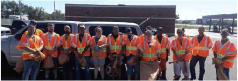 Treatment Court Participants Clean Up Highway, Make Repairs At Park