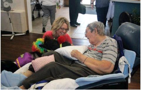 Dogs And Ponies Entertain Cordell Christian Home Residents